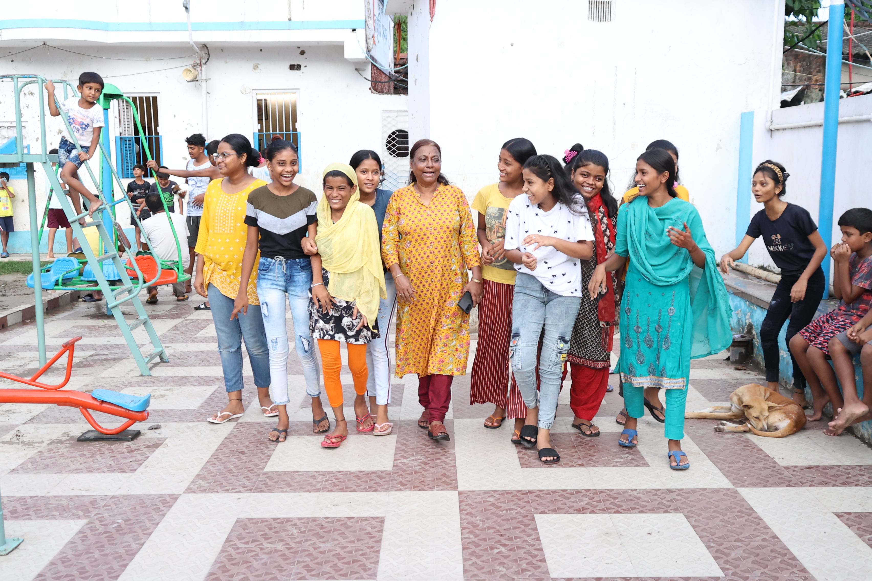 Smiling woman looking confidently